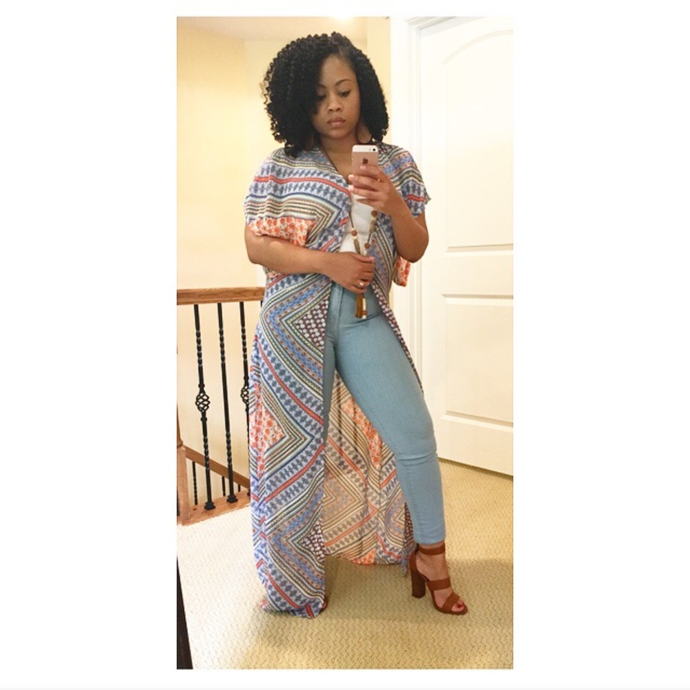 Handmade sheer kimono made by me (LIV CHERIE)